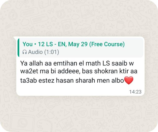 Testimonial number 20